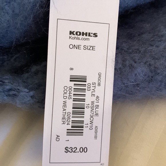 NWT Oversized Scarf/Wrap. 2 available 1- blue 1- gray - Picture 5 of 8